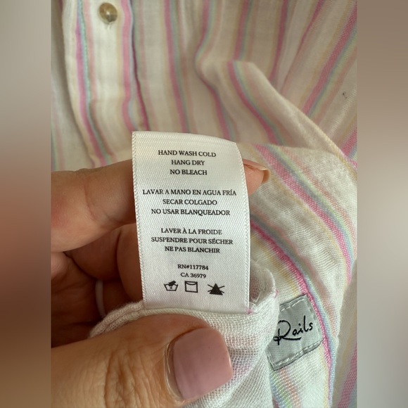 Rails Ellis Gem Stripe Button Up - Picture 8 of 11